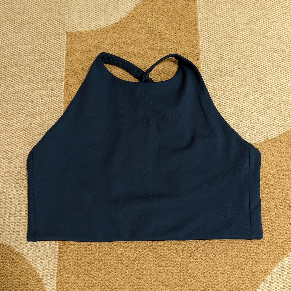 Girlfriend Collective Topanga halter bra